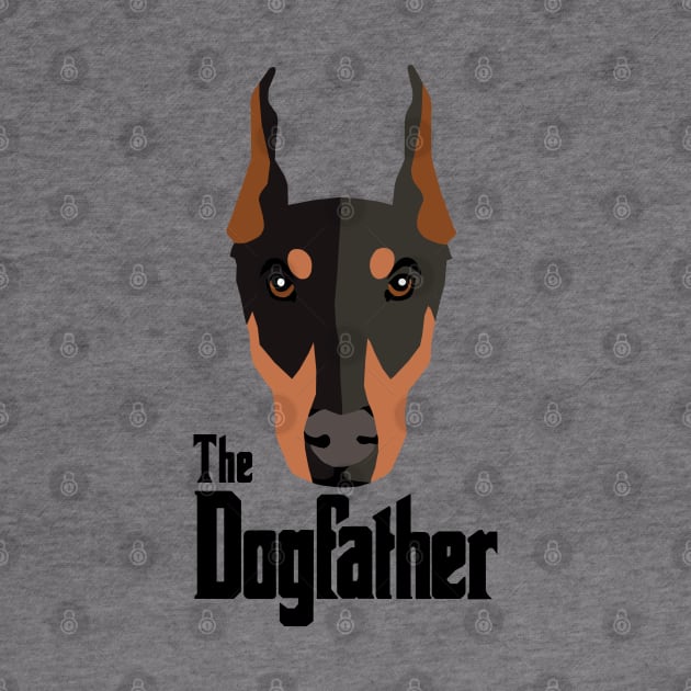 Home Security Doberman The Dogfather by KewaleeTee